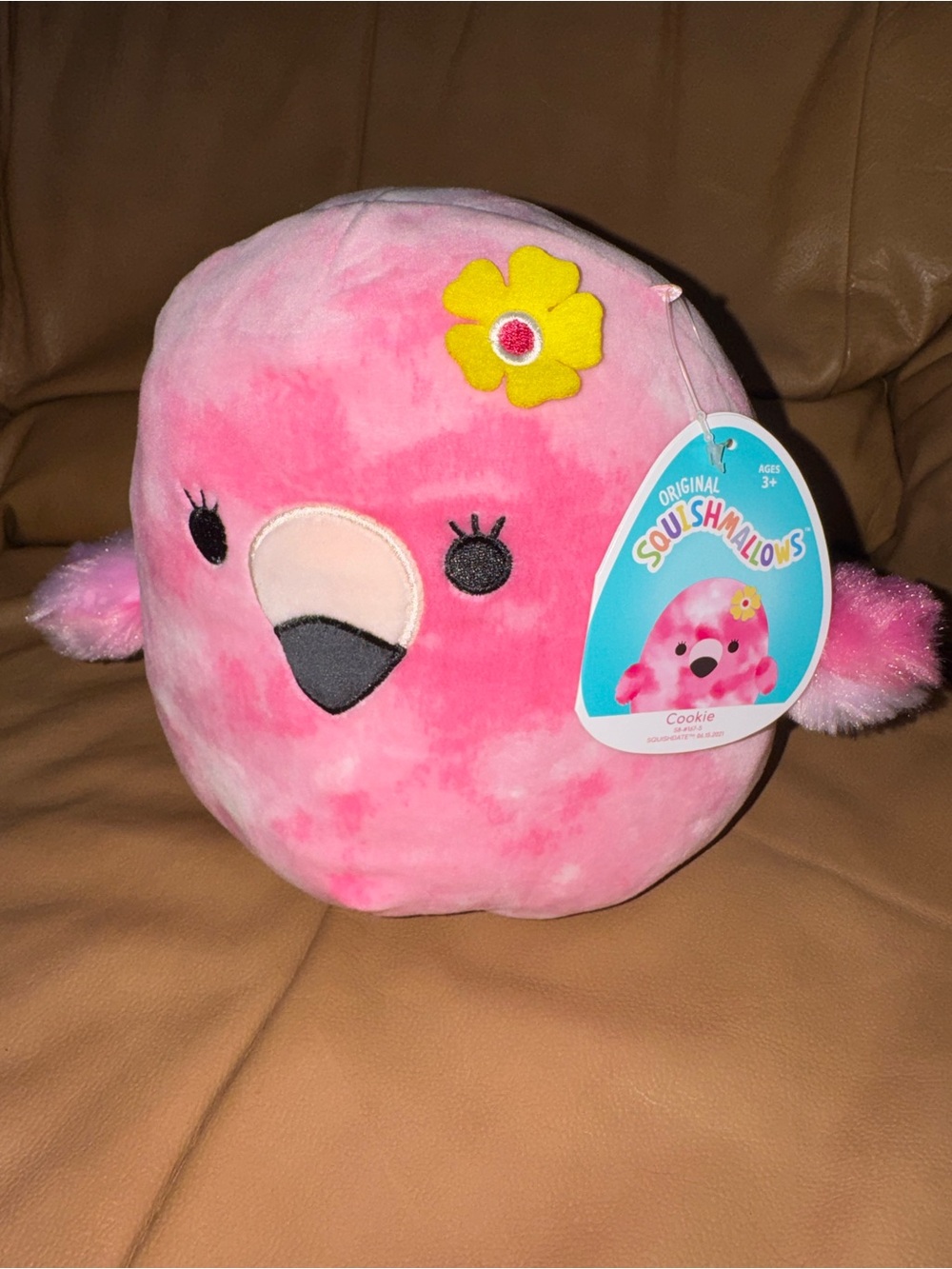 Cookie the Flamingo squishmallow 8”